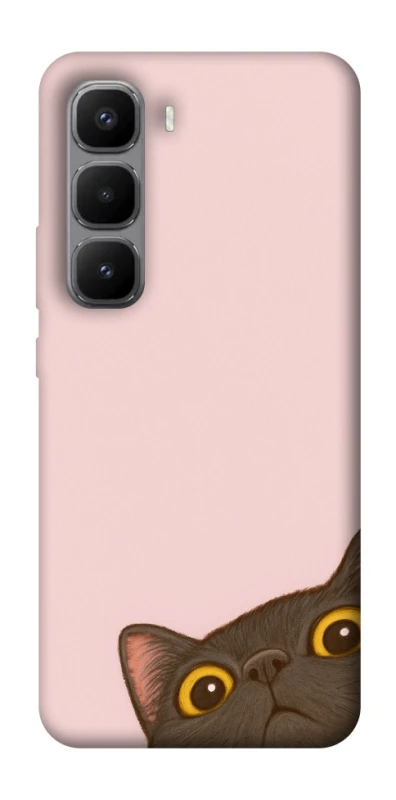 Чехол на Infinix Hot 60 Pro+ Peeping cat фото 1 Чехол на Infinix Hot 60 Pro+ Peeping cat фото 1 из 1