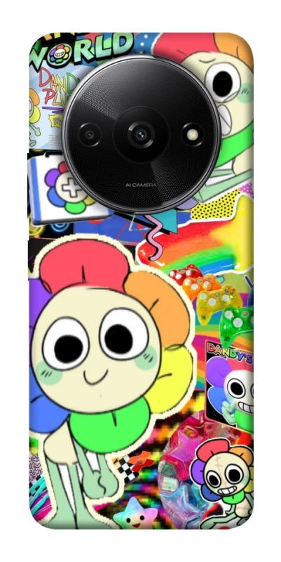 Чохол на Xiaomi Redmi A3 Dandy world collage фото 1 з 1
