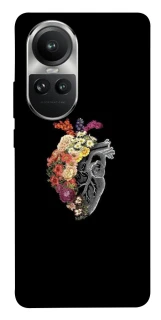 Чохол на Oppo Reno 10 Heart with flowers фото 1 з 1