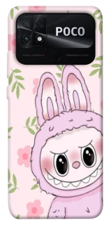 Чохол на Xiaomi Poco C40 Blossom Pink Labubu фото 1 з 1