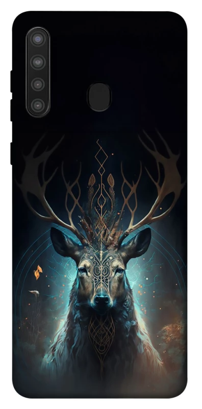 Чехол на Samsung Galaxy A21 Скандинавский олень v2 фото 1 из 1