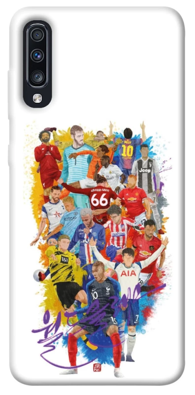 Чехол на Samsung Galaxy A70 (A705F) Football Abstract v2 фото 1 из 1