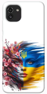 Чохол на Samsung Galaxy A03 Flowering Ukraine фото 1 з 1