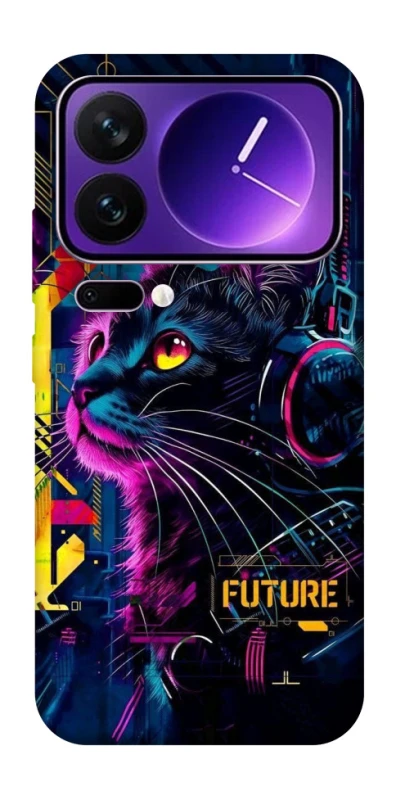 Чехол на Xiaomi 17 Pro Max Cyber Cat v2 фото 1 из 1