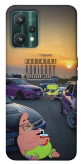 Чехол на Realme 9 Pro Патрик на гонках фото 1 из 1