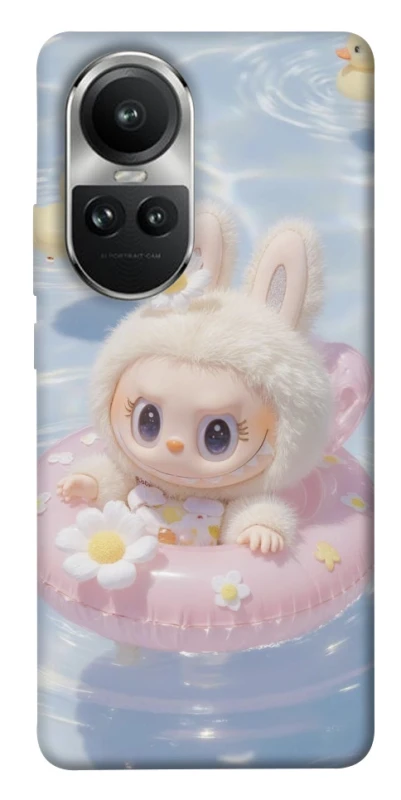 Чохол на Oppo Reno 10 Labubu swimming фото 1 з 1