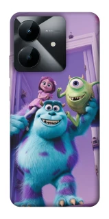 Чехол на Realme Note 60x Monsters friends фото 1 из 1