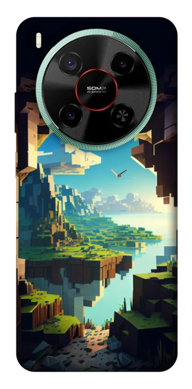 Чохол на ZTE Nubia V70 Max Minecraft sunrise фото 1 з 1