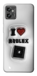 Чохол на Motorola Moto G32 I love Roblox фото 1 з 1