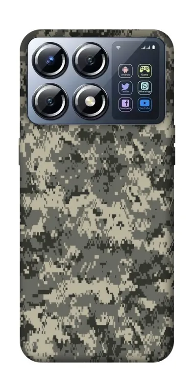 Чохол на Xiaomi POCO X8 Pro Camouflage v25 фото 1 з 1