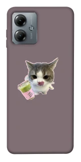 Чохол на Motorola Moto G14 cat matcha фото 1 з 1