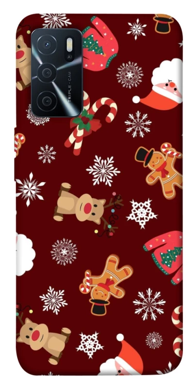 Чехол на Oppo A16s / A16 Новогодний v6 фото 1 из 1