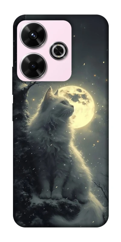 Чехол на Xiaomi Poco M6 4G Кот под луной фото 1 из 1