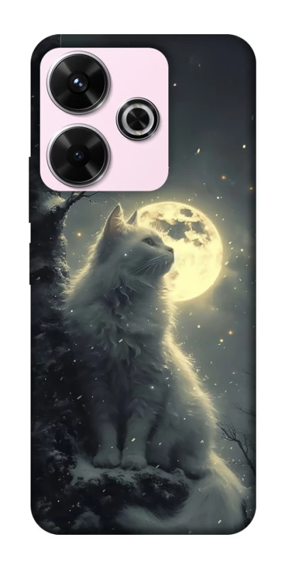 Чехол на Xiaomi Redmi 13 4G Кот под луной фото 1 из 1