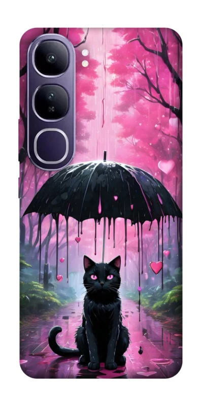 Чохол на Vivo Y300 Black cat фото 1 з 1