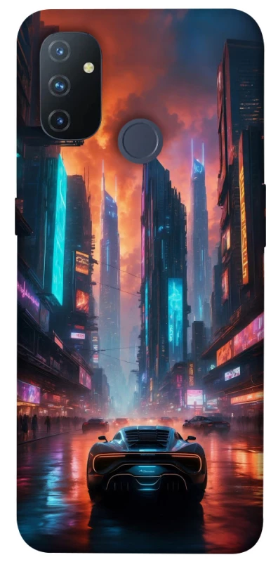 Чехол на OnePlus Nord N100 Cyber city фото 1 из 1