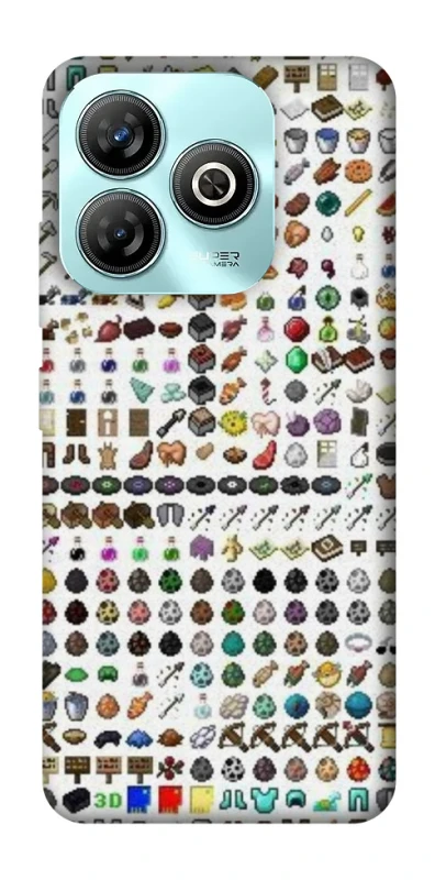 Чохол на ZTE Blade A75 4G Minecraft v2 фото 1 з 1