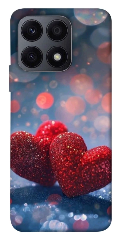 Чехол на Huawei Honor X8a Red hearts фото 1 из 1