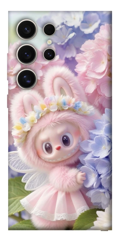 Чохол на Samsung Galaxy S25 Ultra Labubu & Flowers ver.1 фото 1 з 1