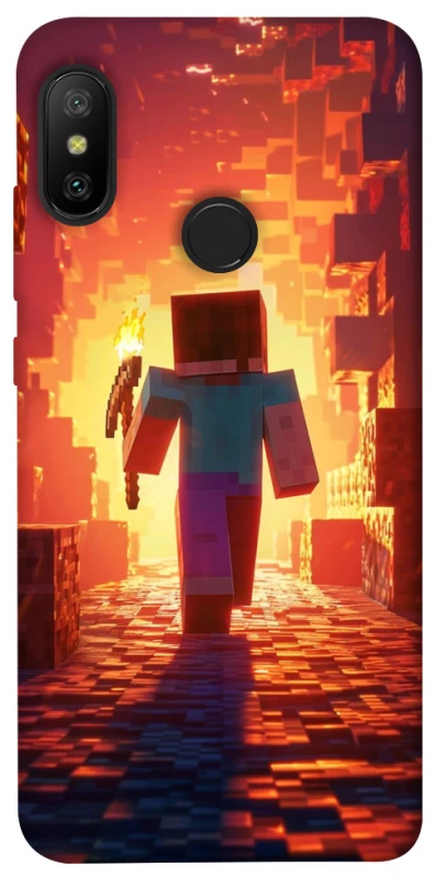 Чохол на Xiaomi Mi A2 Lite / Xiaomi Redmi 6 Pro Minecraft adventure фото 1 з 1