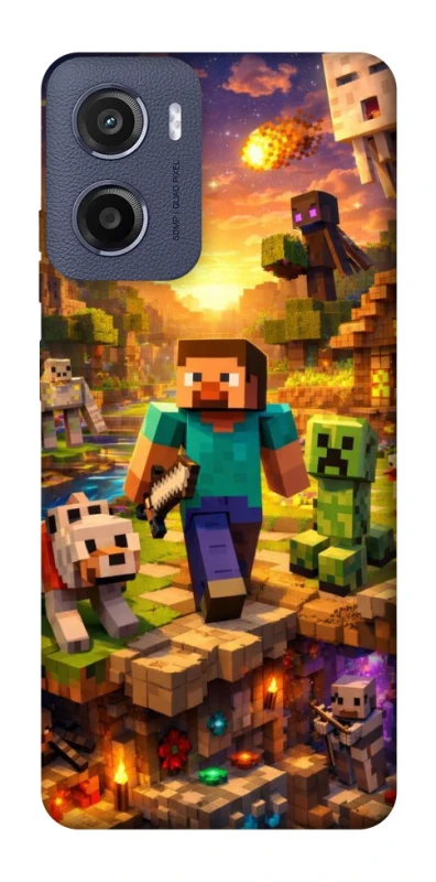 Чохол на Motorola Moto G05 Minecraft v6 фото 1 з 1