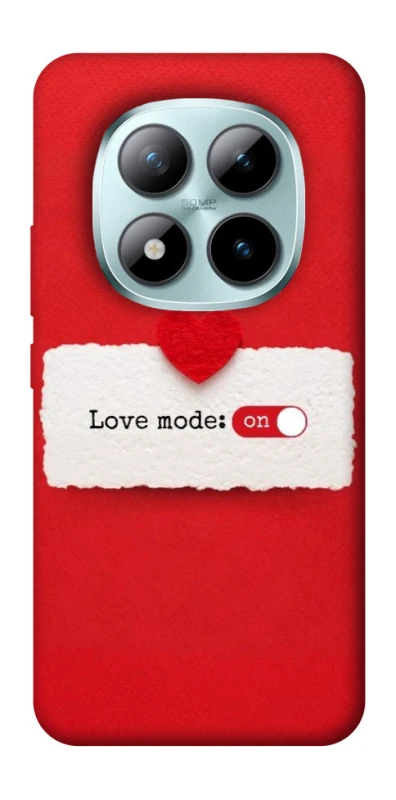 Чохол на Xiaomi Redmi Note 15 Pro+ 5G Love Mode ON фото 1 з 1