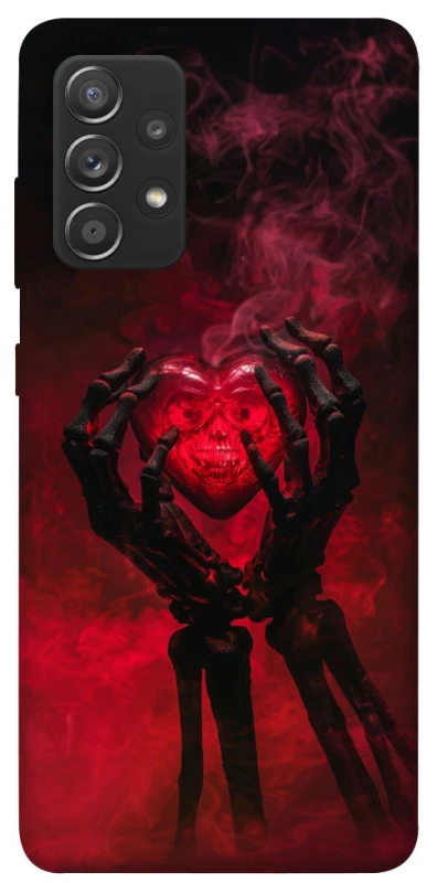 Чохол на Samsung Galaxy A72 4G / A72 5G Heart in the hands of a skeleton фото 1 з 1