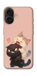 Чехол на Apple iPhone 16 Сat and cat фото 1 Чехол на Apple iPhone 16 Сat and cat фото 1 из 1