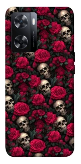 Чехол на OnePlus Nord N20 SE Черепа и розы фото 1 из 1