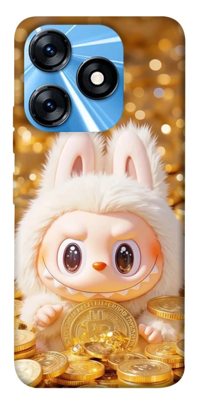 Чехол на TECNO Spark 10 Bitcoin Labubu фото 1 из 1