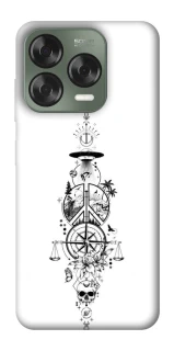 Чехол на ZTE Nubia V70 Design Tattoo ver.7 фото 1 из 1