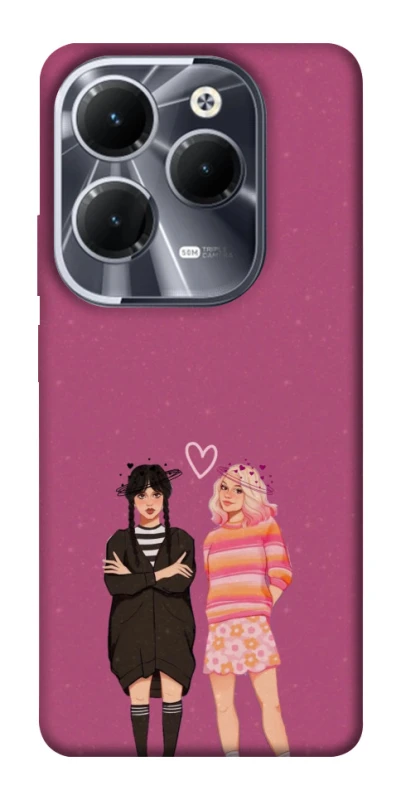 Чохол на Infinix Hot 40 Raven & Rainbow Wednesday фото 1 з 1