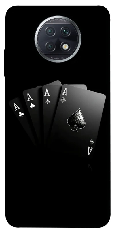 Чехол на Xiaomi Redmi Note 9 5G / Note 9T Black Cards фото 1 из 1