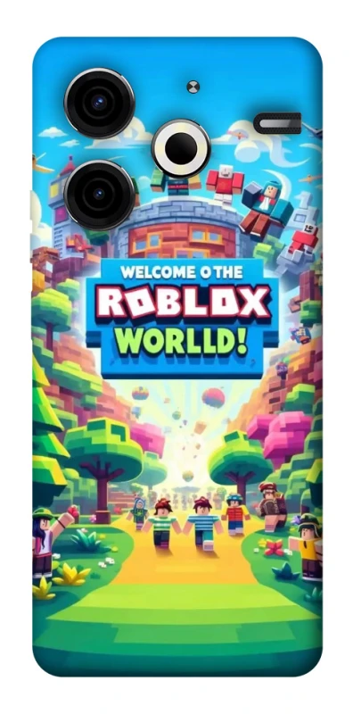 Чохол на TECNO Pova 6 Neo (LI6) Roblox World фото 1 з 1