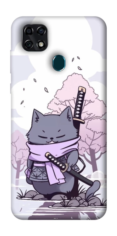 Чохол на ZTE Blade 20 Smart Samurai cat фото 1 Чохол на ZTE Blade 20 Smart Samurai cat фото 1 з 1