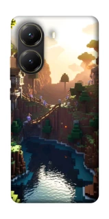 Чехол на Xiaomi Poco X7 Pro Minecraft sunset фото 1 из 1