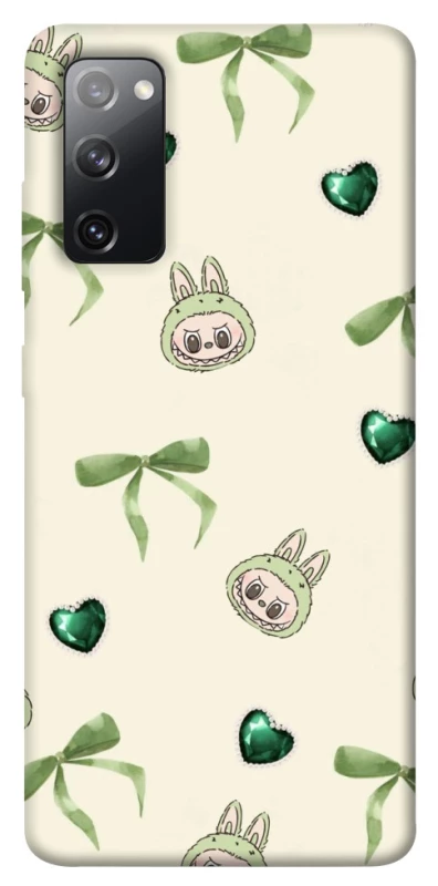 Чохол на Samsung Galaxy S20 FE Labubu Green Heart фото 1 з 1