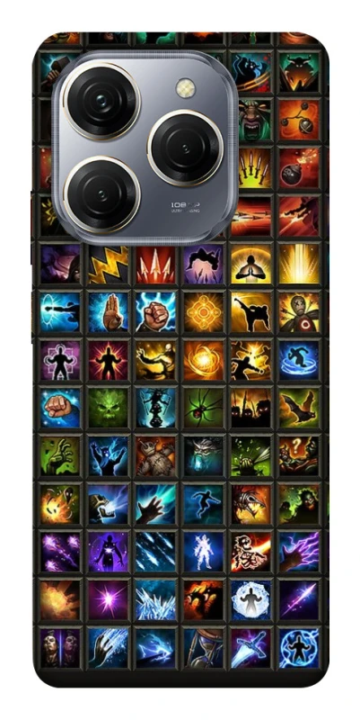 Чохол на TECNO Spark 20 Pro Abilities menu ver.3 фото 1 з 1