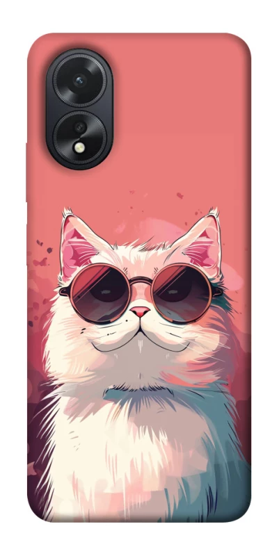 Чохол на Oppo A38 Сat with glasses фото 1 з 1