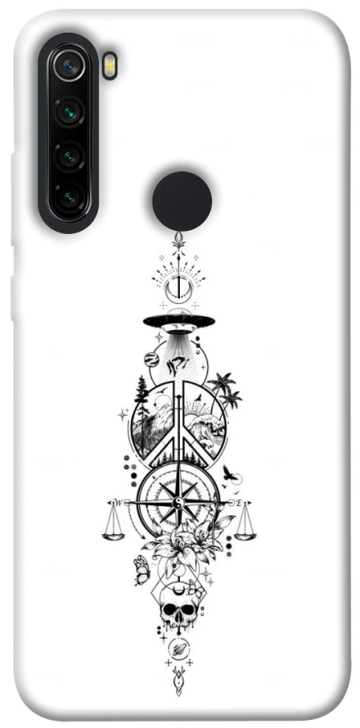 Чехол на Xiaomi Redmi Note 8 Tattoo ver.7 фото 1 из 1