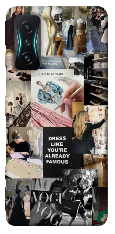 Чохол на Xiaomi Redmi K50 Gaming Fashion collage ver.11 фото 1 з 1