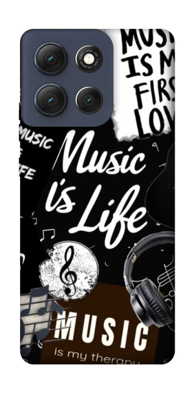 Чохол на Motorola Moto G86 Music is Life фото 1 з 1