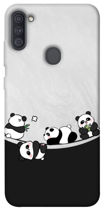 Чохол на Samsung Galaxy A11 Four pandas фото 1 з 1