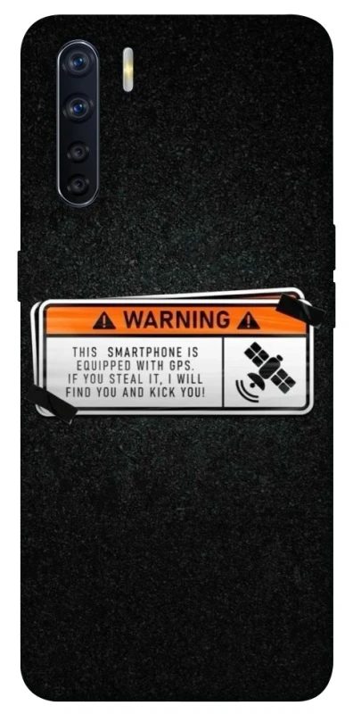 Чохол на Oppo A91 Warning фото 1 з 1