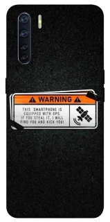 Чохол на Oppo A91 Warning фото 1 з 1