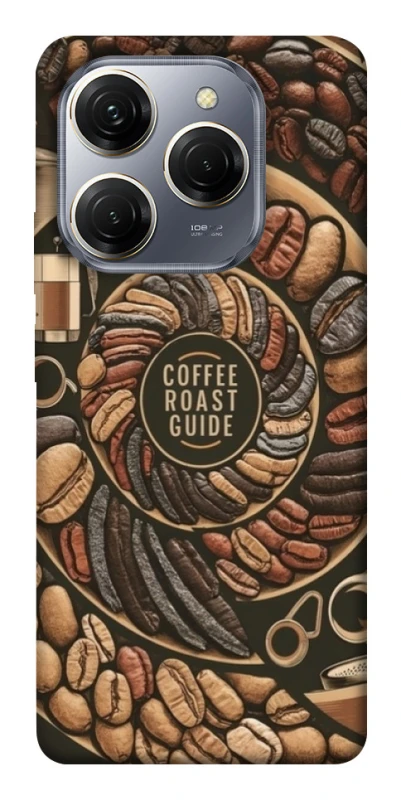 Чохол на TECNO Spark 20 Pro Coffee roast guide фото 1 з 1
