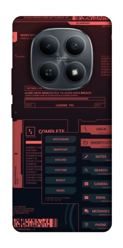 Чохол на Xiaomi Redmi Note 15 4G/5G (EU) Attention фото 1 з 1