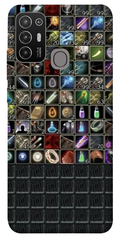 Чехол на ZTE Blade A52 Inventory menu ver.2 фото 1 из 1