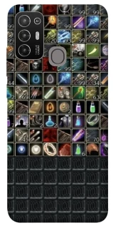 Чехол на ZTE Blade A52 Inventory menu ver.2 фото 1 из 1