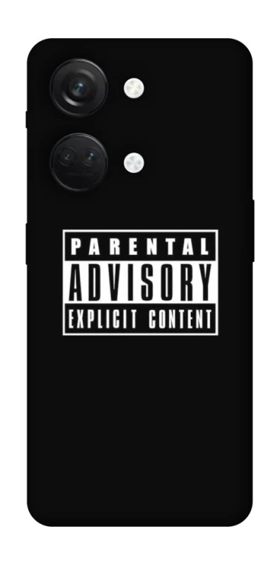Чохол на OnePlus Nord 3 Parental Advisory Label фото 1 з 1